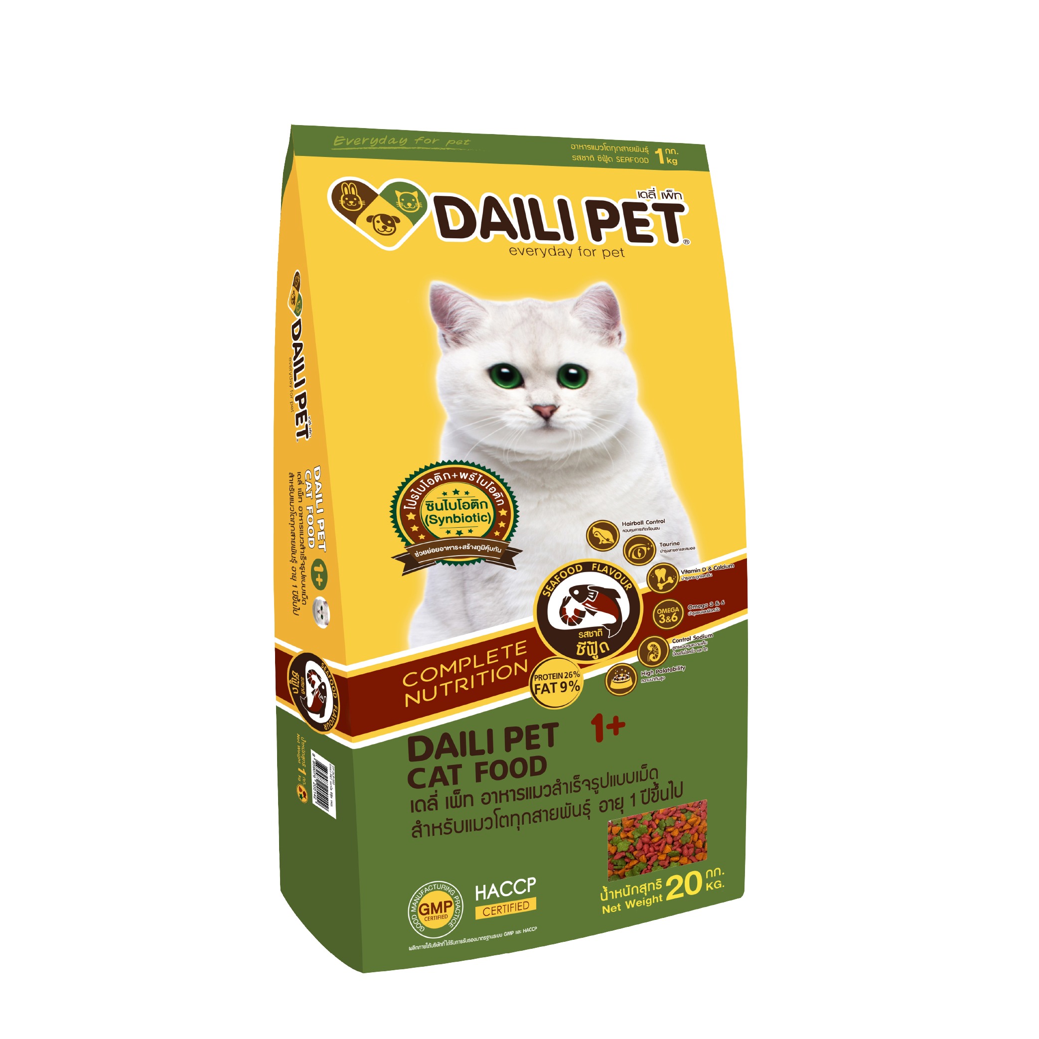 Daili Pet Cat Food 1 Year Up Seafood flavor 20 kg Technic Pet